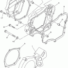 YZ85X Крышка картера двигателя