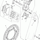 YZ250W1 Передний тормозной суппорт