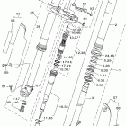 YZ250W1 Передняя вилка