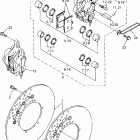 YZF600RTC/YZF600RT Передний тормозной суппорт