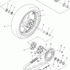 R6W-YZFR6WC/YZFR6W Заднее колесо