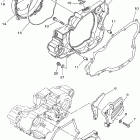YZ250W1 Крышка картера двигателя