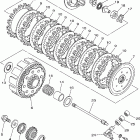 YZ250W1 Сцепление