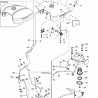 V STAR 1300 TOURER-XVS13CTWC/XVS13CTW Топливный бак