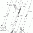 R6W-YZFR6WC/YZFR6W Передняя вилка