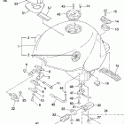 YZF600RWC/YZF600RW Топливный бак