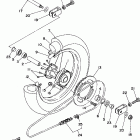 YZ85X Заднее колесо