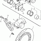 YZF600RTC/YZF600RT Задний суппорт тормозной
