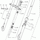 PW80T Передняя вилка
