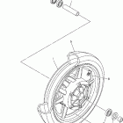 V STAR 1300-XVS13AWC/XVS13AW Переднее колесо