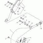 YZ125W1 Выхлопная система