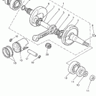 PW80T Коленчатый вал и Поршень