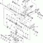 XT225WC/XT225W Бугель (задний рычаг)