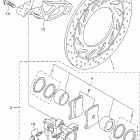 V STAR 1100 CUSTOM-XVS1100RC/XVS1100R Задний суппорт тормозной