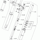 TW200 Передняя вилка