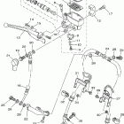 ROAD STAR (SPOKE WHEELS)-XV17ATC/XV17AT Главный тормозной цилиндр,передний