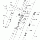 V STAR MIDNIGHT CUSTOM-XVS650TC/XVS650T Передняя вилка