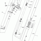 VIRAGO 250-XV250VC/XV250V Передняя вилка
