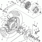 VIRAGO 250-XV250VC/XV250V Заднее колесо