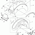 V STAR 1100 CLASSIC-XVS1100ARC/XVS1100AR Крыло