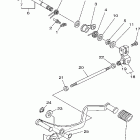V STAR 650 CLASSIC-XVS65AVC/XVS65AV Вал переключения