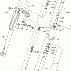 TTR125LEV/TTR125EV Front fork ev 1b2d