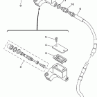 TTR125LX Главный тормозной цилиндр,передний