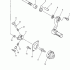 WR450F Вал переключения