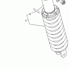 TTR230W Задняя подвеска