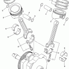 ROAD STAR-XV17AS Коленчатый вал и Поршень
