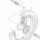 V STAR 1100 CUSTOM-XVS1100RC/XVS1100R Переднее колесо