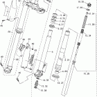WR250FV Передняя вилка