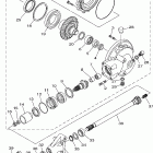 V STAR 1100 CUSTOM-XVS1100RC/XVS1100R Ведущий вал