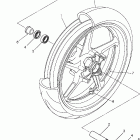 FZ1 FZS10VC/FZS10V Переднее колесо