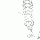 FZ1 FZS10VC/FZS10V Задняя подвеска