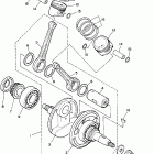 VIRAGO 250-XV250VC/XV250V Коленчатый вал и Поршень