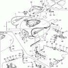 V STAR 1100 CUSTOM W/FLAMES-XVS11VC-B/XVS11V-B Топливный бак
