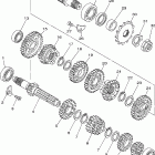 YZ125W1 Трансмиссия