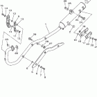 TTR125LEV/TTR125EV Выхлопная система