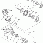 TW200 Коленчатый вал и Поршень