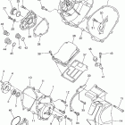 FZ1 FZS10VC/FZS10V Крышка картера двигателя