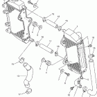WR250FT Радиатор и Патрубки
