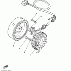 VIRAGO 250-XV250VC/XV250V Генератор