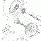 ROAD STAR MIDNIGHT WARRIOR-XV17PCMVC/XV17PCMV Заднее колесо