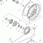 FZ1 FZS10VC/FZS10V Заднее колесо
