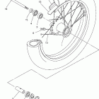 V STAR MIDNIGHT CUSTOM-XVS650TC/XVS650T Переднее колесо