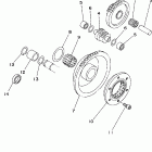 TTR250 Муфта стартера
