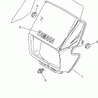 TW200 Обтекатель 1