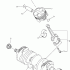 FZ1 FZS10VC/FZS10V Коленчатый вал и Поршень
