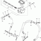 V STAR 1100 CUSTOM-XVS1100RC/XVS1100R Главный тормозной цилиндр,передний